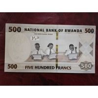 500 франков Руанда 2019 г.