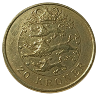 КОРОЛЕВСТВО ДАНИЯ 20 КРОН 2005.
