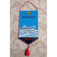 Вымпел Польша.Шахта угля каменного,,Катовице".