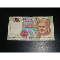 Италия 1000 Лир 1990