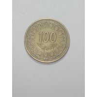 Тунис 100 миллимов 1993 года .