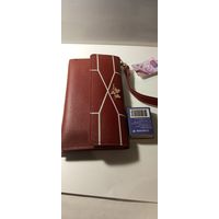 Кошелек женский красный новый