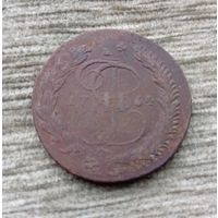 Werty71 Россия 5 копеек 1764 ММ 24В Перечекан из 10 копеек 1762