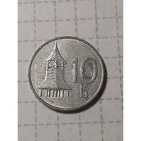 10 геллеров Словакия 2001 год