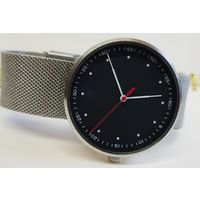 Крупные часы шайба корпус и браслет нерж.Сталь