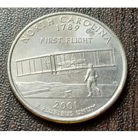 США , 2001    D     Квотер штата Северная Каролина    ( 1-6-6 )
