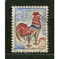 Галльский петух. Франция. 1962. Полная серия 1 марка