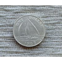 Werty71 Бермудские Острова Бермуды Бермуда 1 доллар 1988  Парусник (Бригантина) Корабль