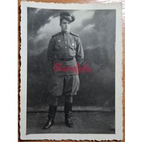 1947 Симферополь Григорий сестре военный награда знаки студийное фото типажи прошлого ретро