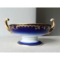 Ваза тарелка блюдо конфетница Кузнецов фарфор 15х19см клеймо