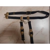 Кортиковый ремень с подвесами Злые львы.