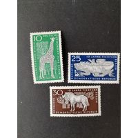ГДР 1965 Полная серия марок "10 лет "Тир парку" в Берлине" (чистые**) Mi.1093-1095 каталог 3.00 евро