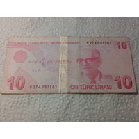 10 лир Турция 2009 год