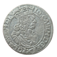 6 грошей, 1664 года. Ян II Казимир