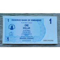 Werty71 Зимбабве 1 Доллар 2006 UNC банкнота
