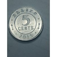 Белиз 5 центов 2013 года .