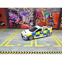 Коллекционная модель 1/64 TimeMicro Mitsubishi Lancer Evolution X British Police (с фигуркой)