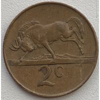 ЮАР 2 цента 1988 г.