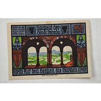 1921 год 50 пфеннигов  Германия