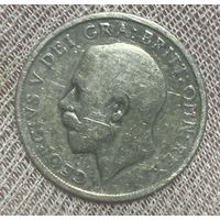 Монета Великобритания 1 шиллинг 1914 года. Король Георг V