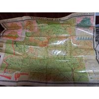 Карта Белорусская ССР БССР 1975 г. 1/600 000 на пленке
