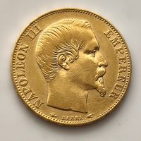 20 франков Наполеон III. 1854г.