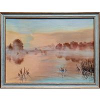 Картина Гончарова О. "Утренний туман". 40х55см. х.м.