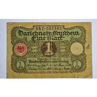1920 год 1 марка Германия