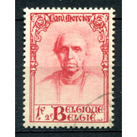 Бельгия - 1932г. - Дезире-Жозеф Мерсье, кардинал, философ, 1 Fr + 2 Fr - 1 марка - гашёная [Mi 336]. #2-Be-42-B-1
