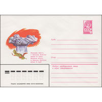 Художественный маркированный конверт СССР N 15324 (22.12.1981) Винницкая область, г. Хмельник. Памятник воинам 18 Армии