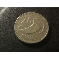 Фиджи 20 центов 1987 г.