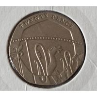 Великобритания. 20 пенсов 2011 года.