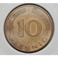 Германия. 10 пфеннигов 1990 года.