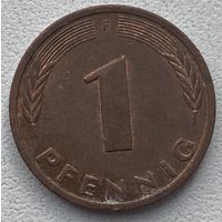 Германия 1 пфенниг 1989 г. F
