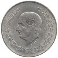 Мексиканские Соединённые Штаты. 5 песо 1951.