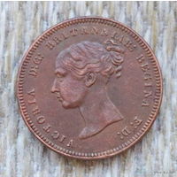 Великобритании 1/2 фартинга 1854 года. Виктория. Корона. Предложи свою цену или обмен!