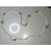 Бусы из бисера с рубля .