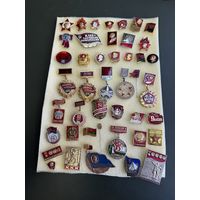 Значки с рубля