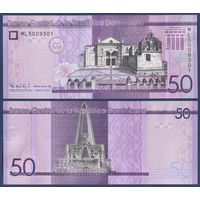 Доминиканская Республика (Доминикана), 50 песо 2020 г, P-189 (ML, собор Санта-Мария-ла-Менор в Санто-Доминго), UNC