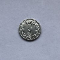 5 новых песо 1989