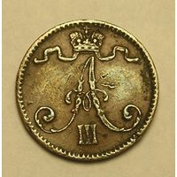 Русс. Финляндия 1 Пенни 1893 Александр III