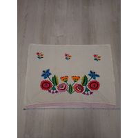 Вышитая фиранка, шторка, занавеска винтаж