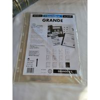 Leuchtturm C4 Grand Листы для банкнот на 4 ячейки! Целая пачка 5 шт! Германия, Лёйхтурм, Leuchtturm! ВОЗМОЖЕН ОБМЕН!