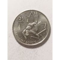 Канада 25 центов "XXI Зимние игры Ванкувер 2010 - фристайл" 2008