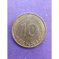 Германия ФРГ 10 пфеннигов 1994 D
