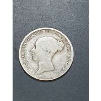 Великобритания 6 пениов 1837 - 1901 года . Елизавета Виктория