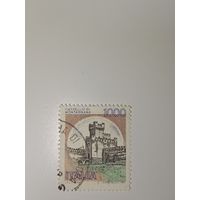 Италия 1980 На марке изображен замок Монтаньяна, расположенный в провинции Падуя.