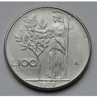 Италия, 100 лир 1978 г.