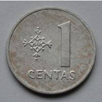 Литва, 1 цент 1991 г.