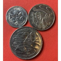 Австралия 3 монеты